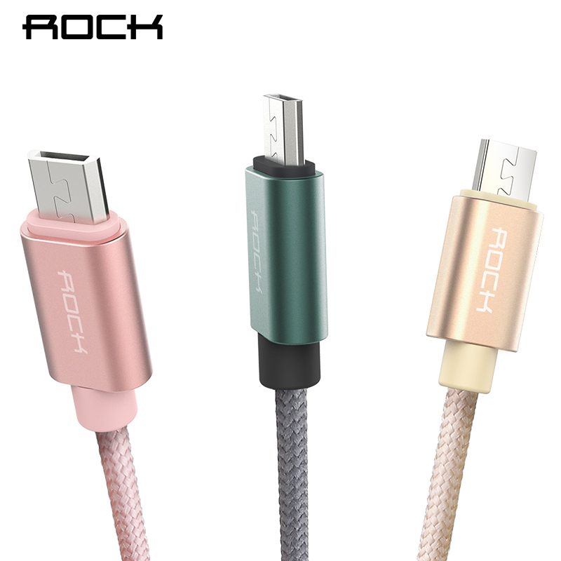 ROCK 安卓小米华为三星手机通用vivo数据线快充2A高速usb充电器线 - 360购物